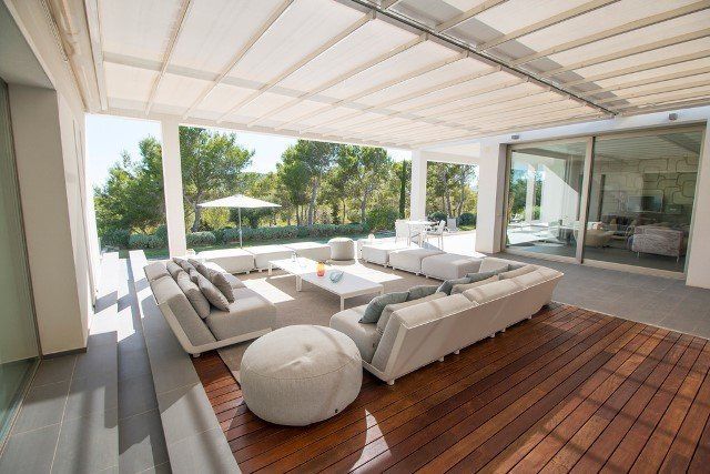 Outdoor rooms can be used in all weathers Outdoor room