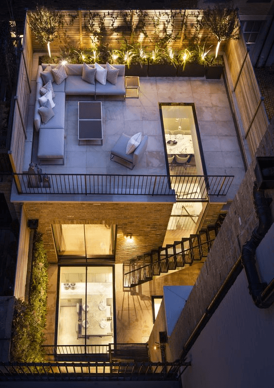 Rooftop patio and garden