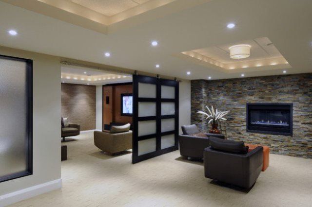 Basement decorated in Japanese style Japanese style basement