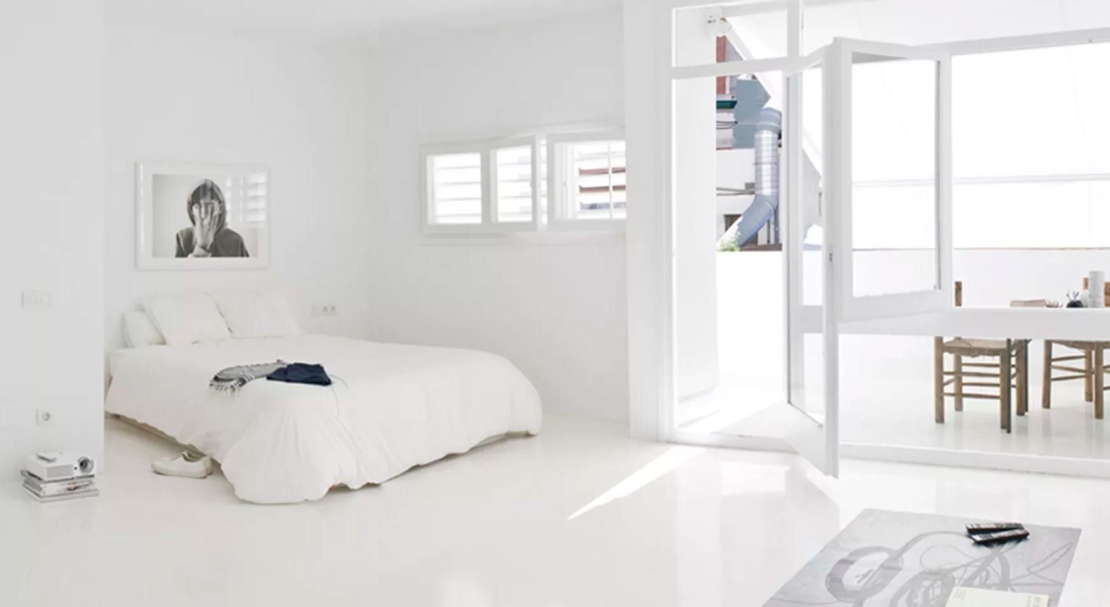 Don't paint all the character out of your home Bland white bedroom