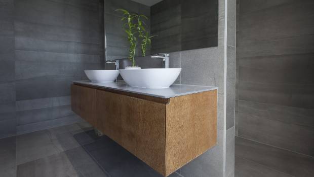 The bathroom in Pzazz Building's House of the Year entry The bathroom in Pzazz Building's House of the Year entry