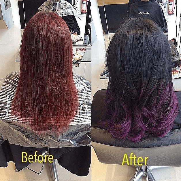 stunning hair transformation