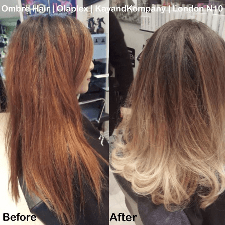 balayage ombre hair long hair transformations kayandkompany salon hairdressers muswellhill london n10