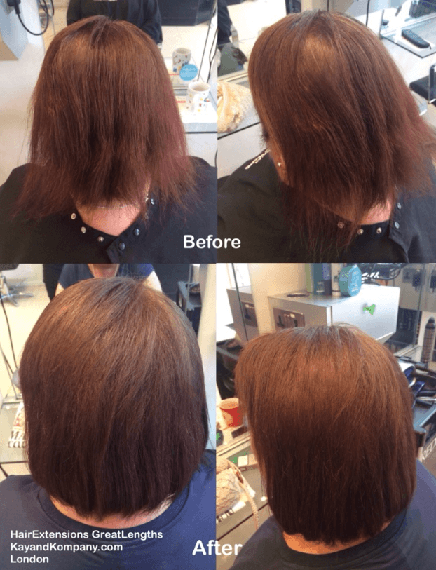 after hair extensions