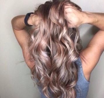 metallic haircolours balayage hair long hair transformations kayandkompany salon hairdressers muswellhill london n10