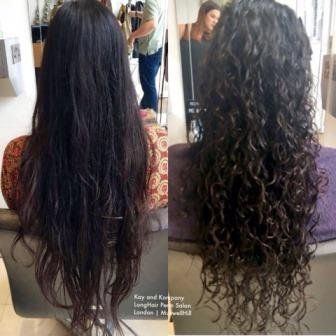 curly long hair perm spiral perm long hair transformations kayandkompany salon hairdressers muswellhill london n10