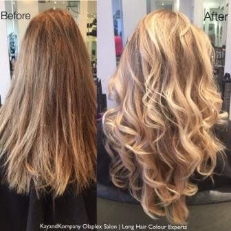long hair blonde balayage by Elli long hair blonde balayage hairstyle by elli at kayandkompany hairdressers muswell hill n10 salons