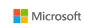 The microsoft logo is on a white background.