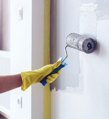 Wall Repair — Hand Painting Wall in Apartment in Seattle, Washington Wall Repair — Hand Painting Wall in Apartment in Seattle, Washington