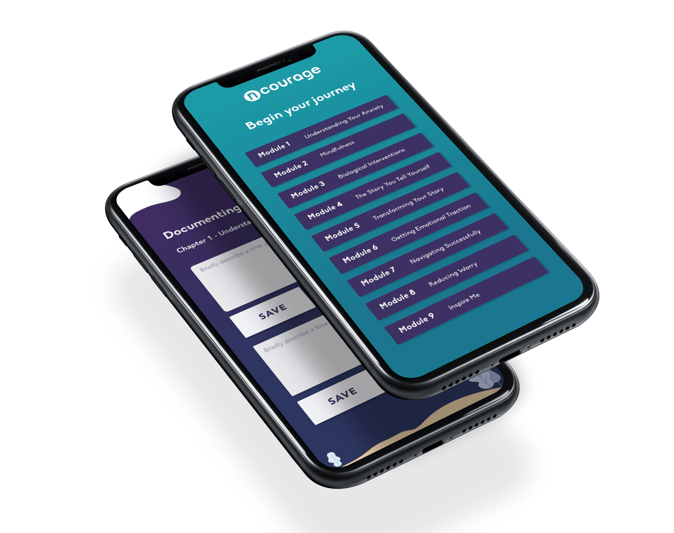 get nCourage anxiety wellness app personal journal get nCourage anxiety wellness app journey
