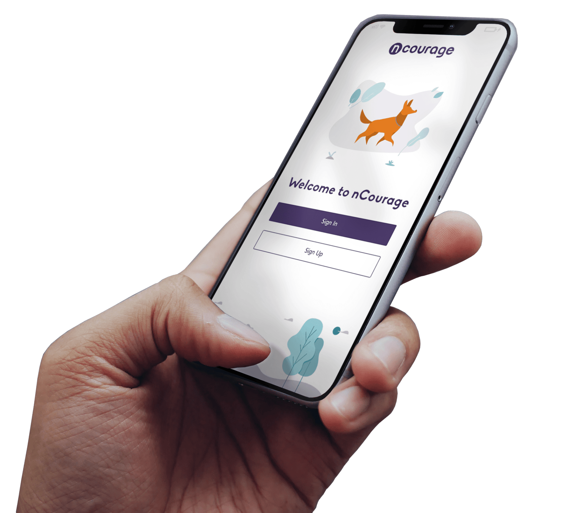 get nCourage anxiety wellness app sign in/ sign up