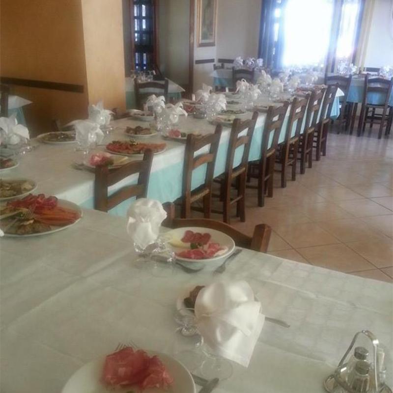 Tavolata in un ristorante