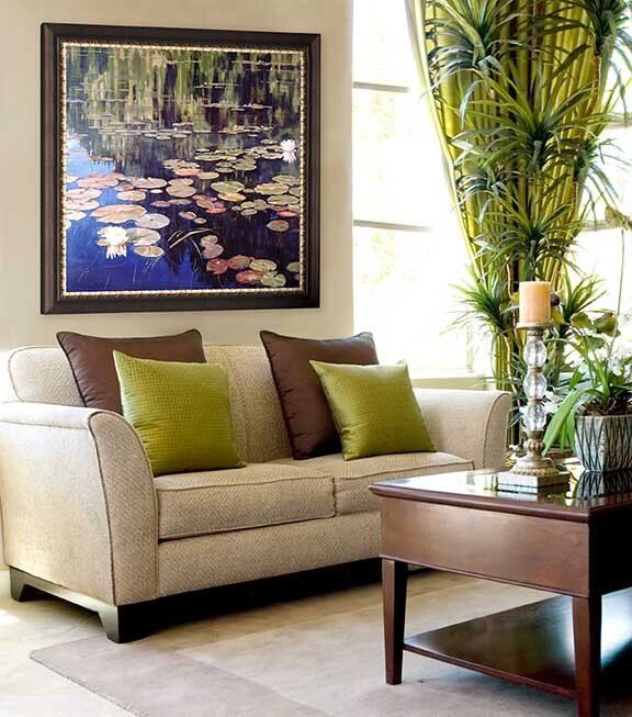 Pond with Water Lilies Painting | Inverness, FL | Works of Art Custom Framing & Gallery Inc.