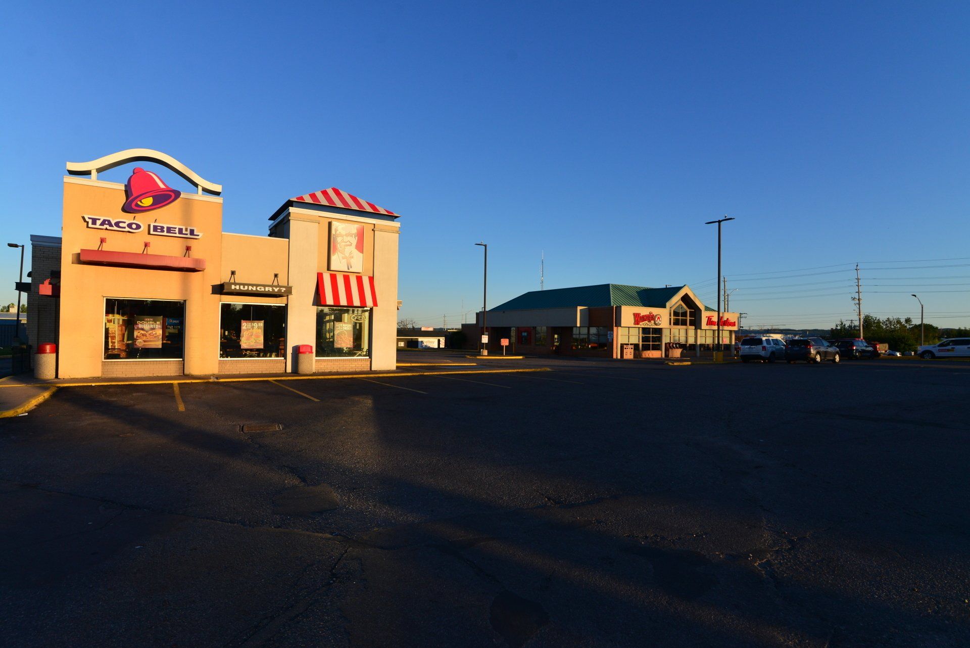 KFC, Taco Bell, Wendy's and Tim Horton's