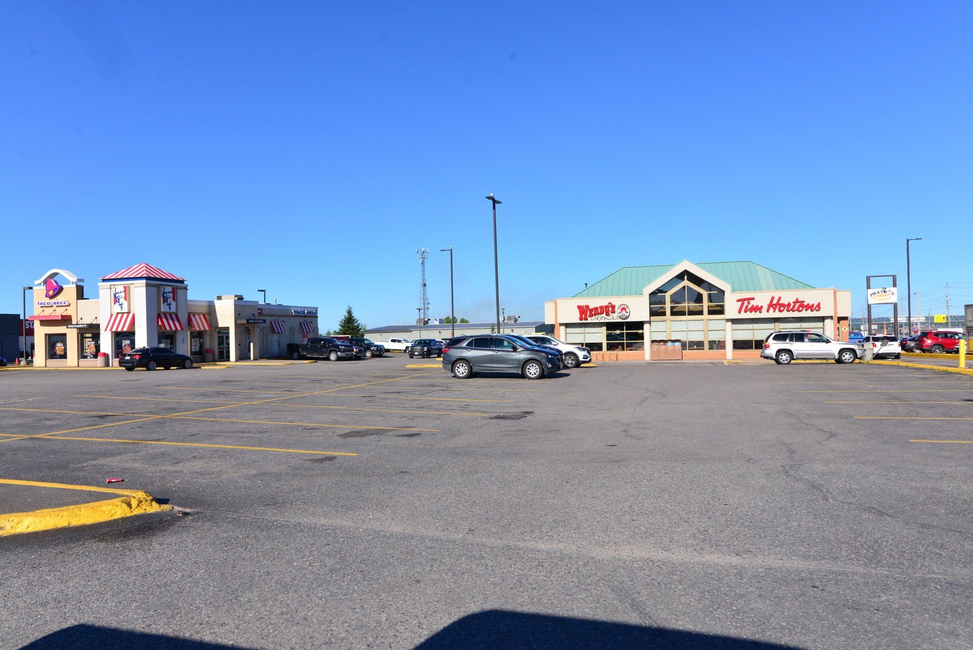 Tim Horton's, Wendy's and KFC Plaza
