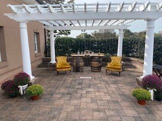 Patio Setup for Event — Township, NJ — SW Banquet Hall