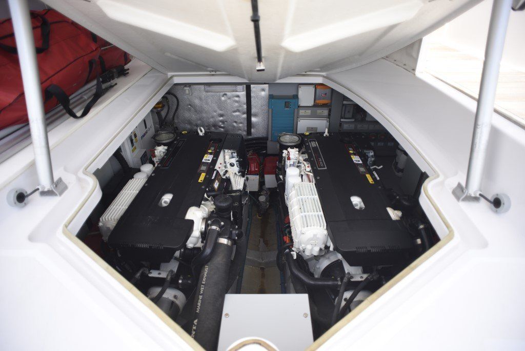 2011 Sessa Marine C44 engine bay