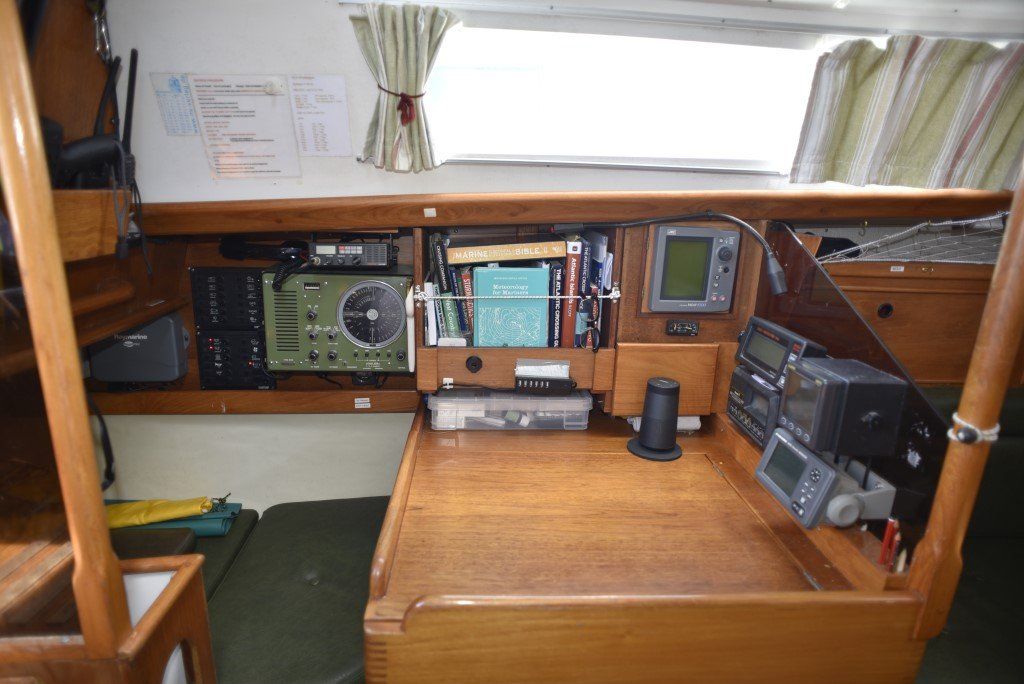 Nicholson 32 Saloon navigation centre