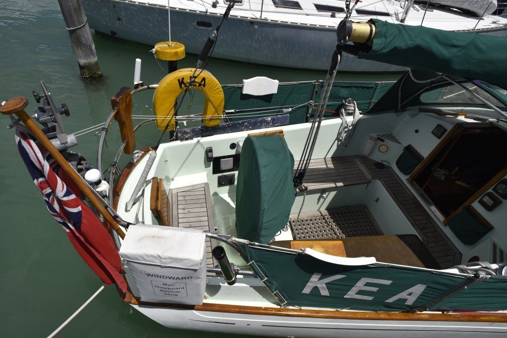 Nicholson 32 cockpit