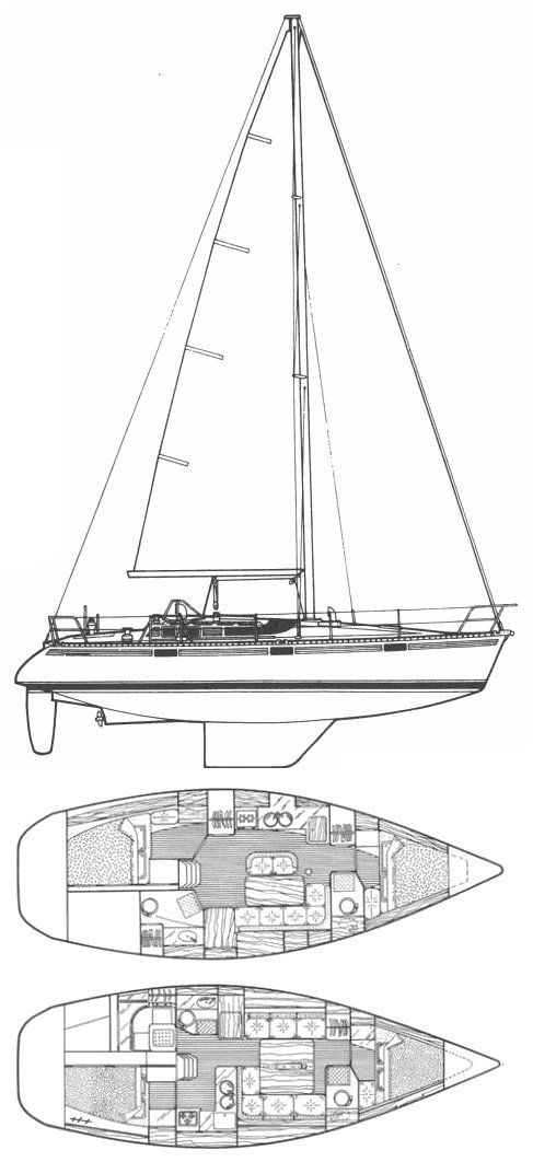 1988 Beneteau Oceanis 390 Sail Boat For Sale - www.lighthouseyachting.com