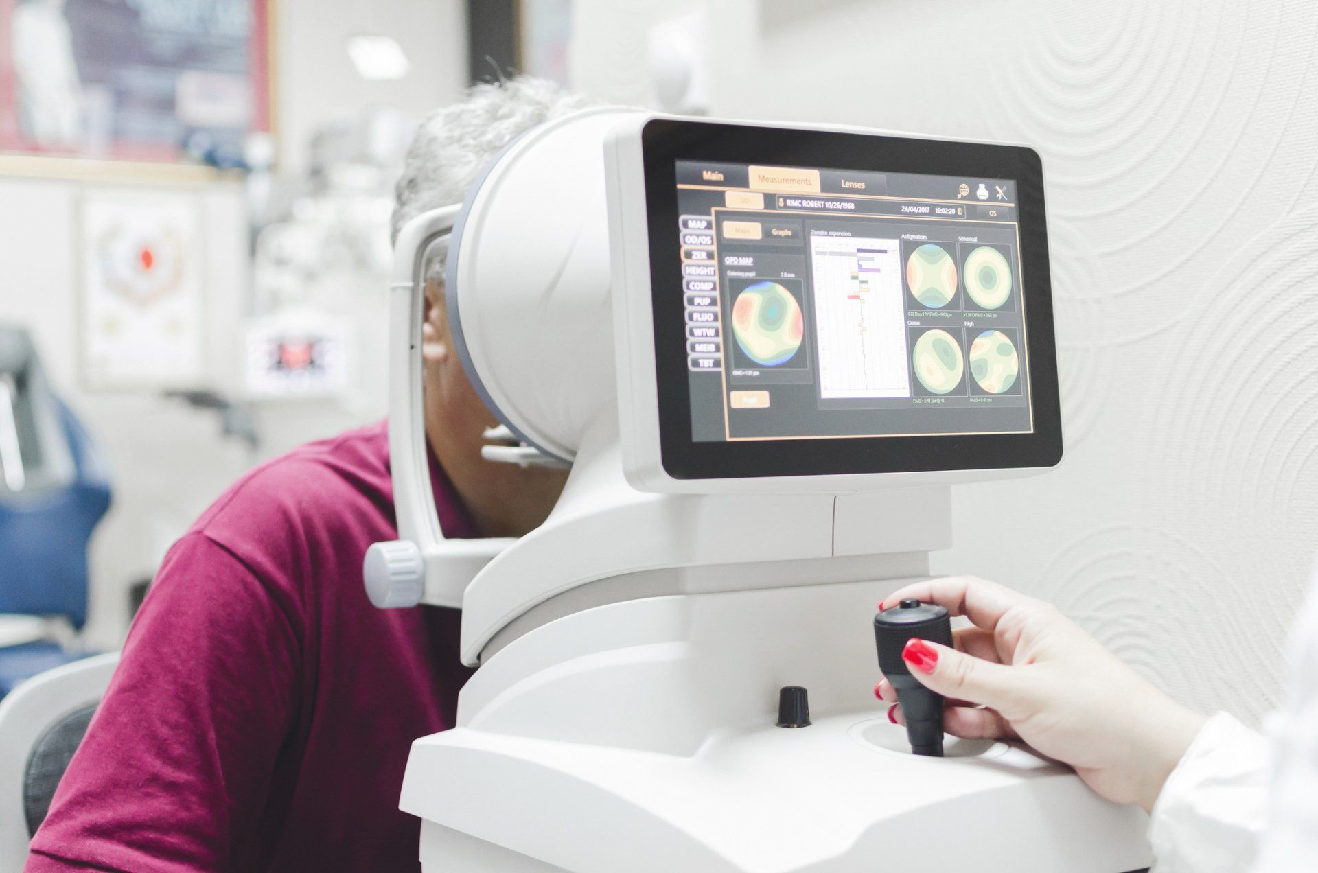 Retina — Scanning Old Man Eye in Little Rock, AR Retina — Scanning Old Man Eye in Little Rock, AR