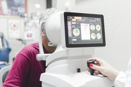Retina — Scanning Old Man Eye in Little Rock, AR Retina — Scanning Old Man Eye in Little Rock, AR