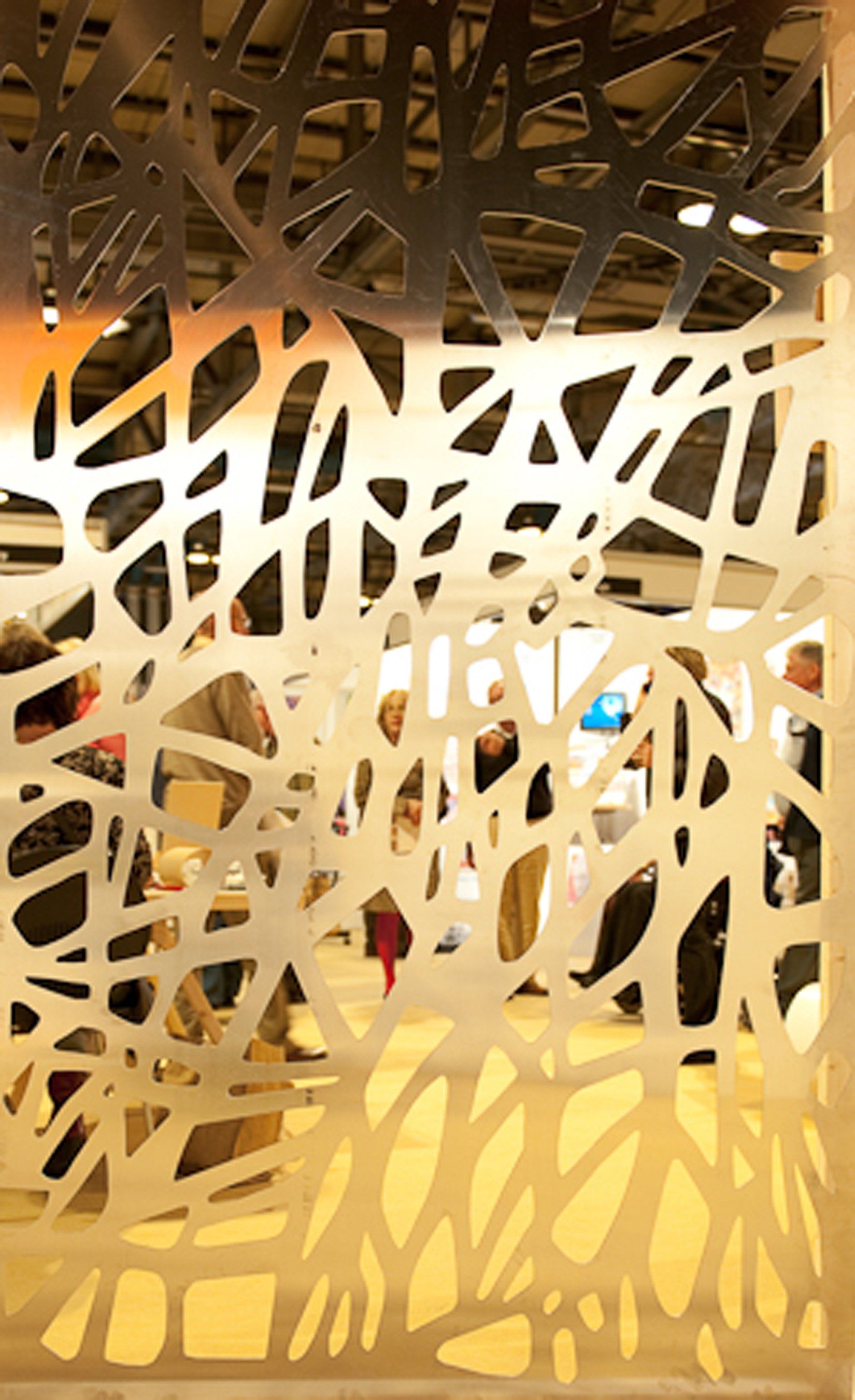 'Through Trees', Laser cut screen ©Libby Day Design