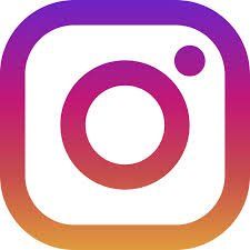 Instagram logo in a pink-orange-purple gradient with white rounded square outline and camera icon