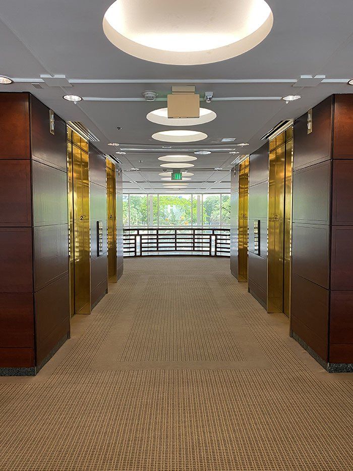 Hallway and Elevators — Broward/Miami-Dade, FL — Attorney Robert Worman