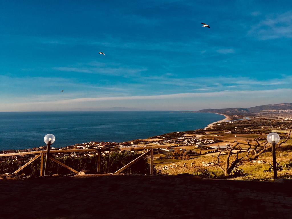 panoramic view of the coast
