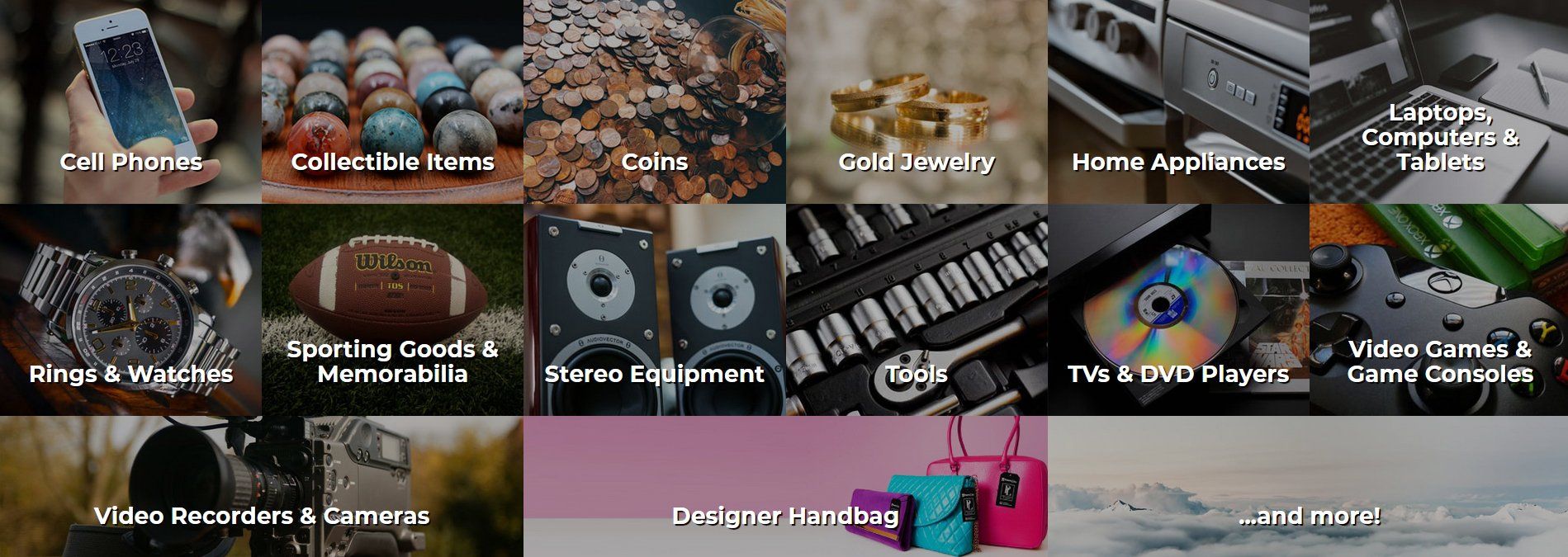 Items We Sell