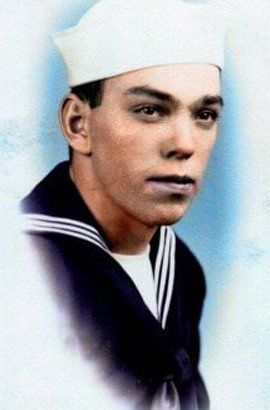 Colored image of a sailor — Newark, DE — Foto Doctor