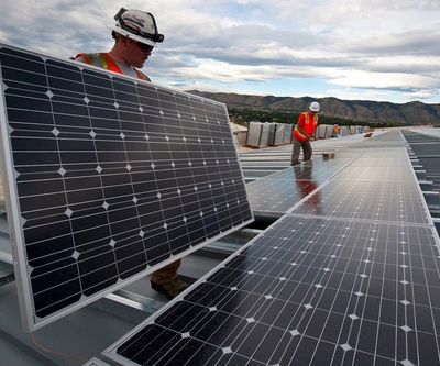 solar panel install