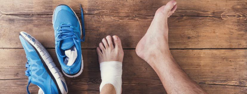 sprained foot
