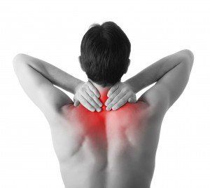 Someone experiencing neck pain in Redbank Plains