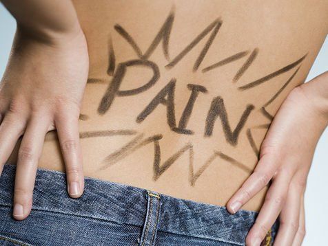 An example of someone with back pain in Augustine Heights