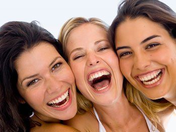 smiling women