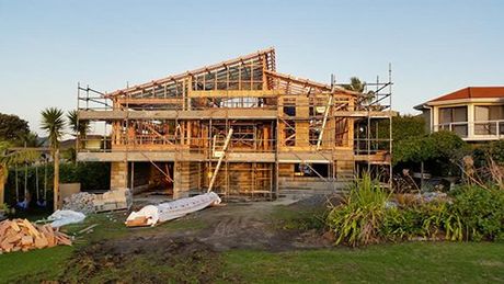 Construction work in full swing at the project site 