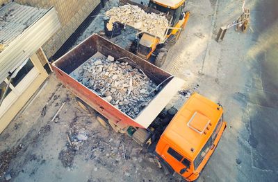 Collecting Left Over Debris — Greenwood, SC — Kinard's LLC