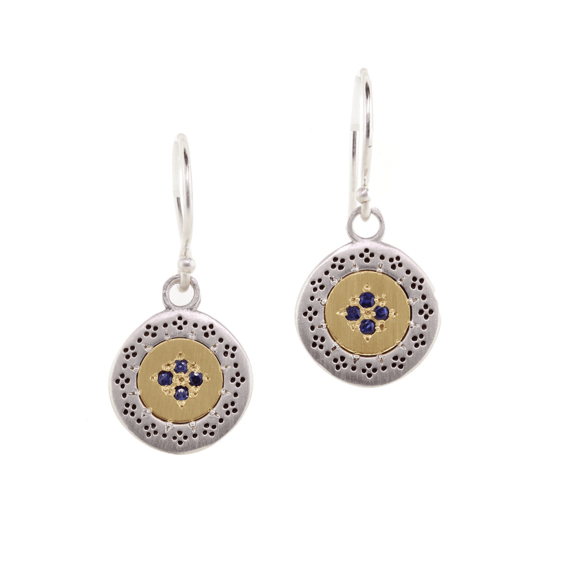 Blue Sapphire Earrings - Adel Chefridi - Mansoor Jewelers