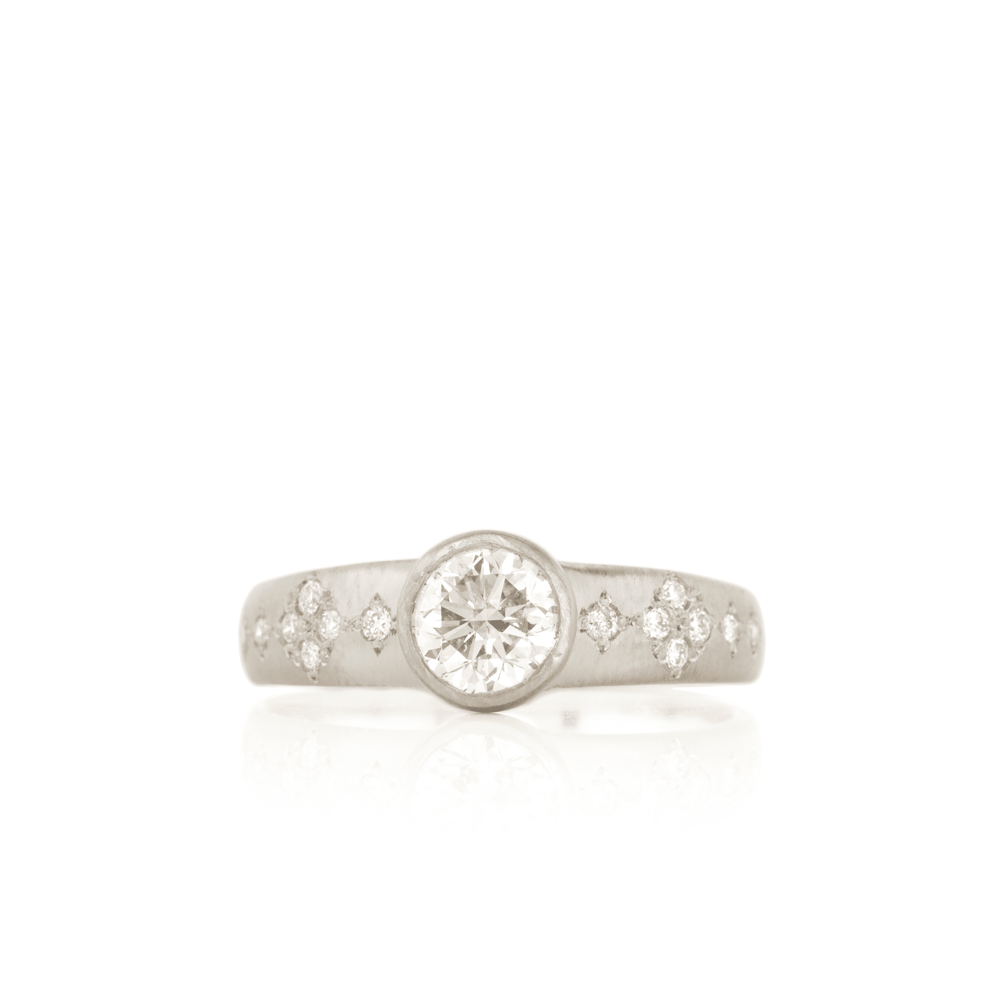 Platinum Diamond Rings - Adel Chefridi - Mansoor Jewelers