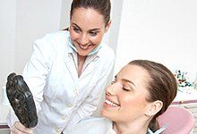 happy dentist