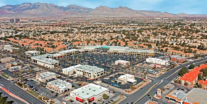 aerial image of Village Square