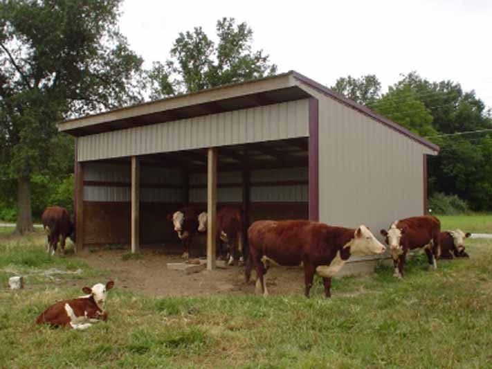 Exterior view of agricultural building