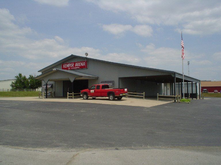 Commercial building exterior view
