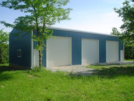 exterior view of Storage building