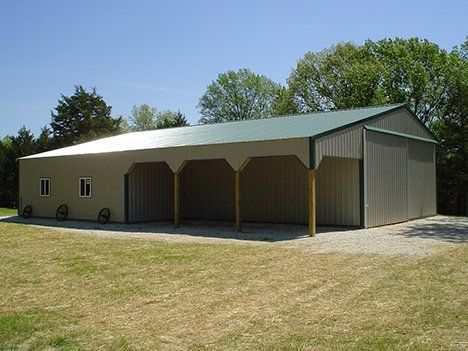 exterior view of Storage building