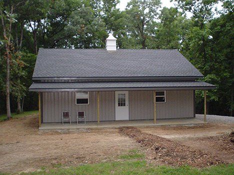 exterior view of Storage building