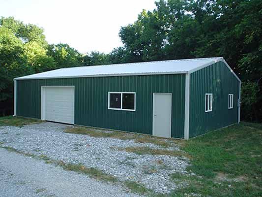 garage building exterior view