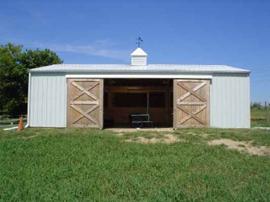 exterior of a equestrian building
